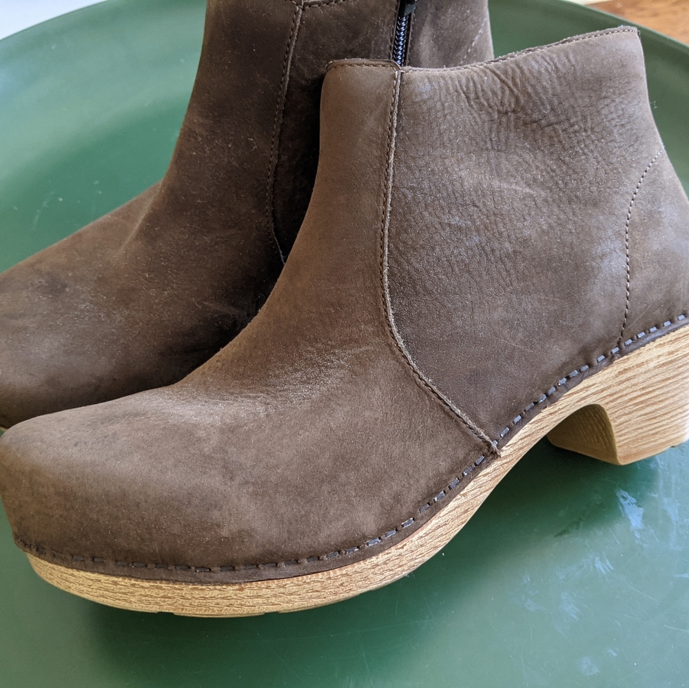 Dansko Brown Clog Ankle Boot
